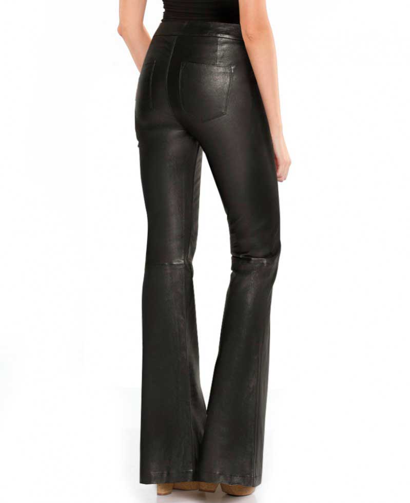 womens high waisted leather pants